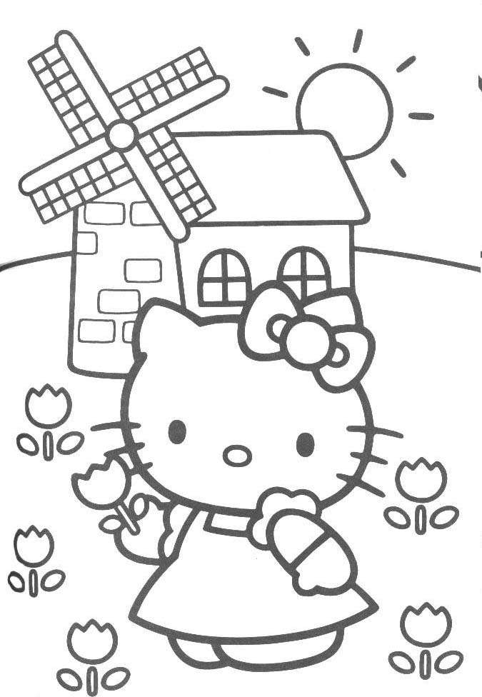 Hello Kitty Coloring