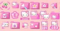 Example of Hello Kitty icons