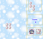 Example of Hello Kitty tetris